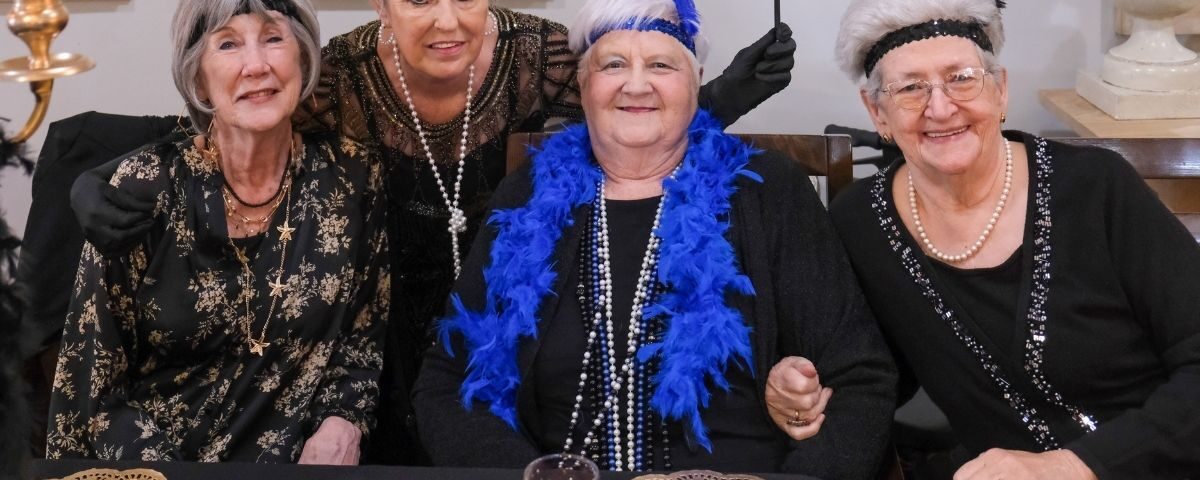 Four social ladies during retirement