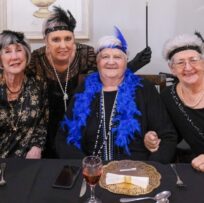 Four social ladies during retirement